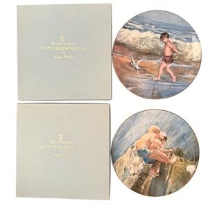 Vintage Royal Doulton Captured Moments Collectible Plates Treasure Seekers